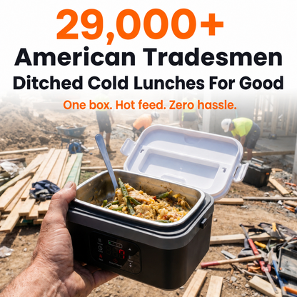 Heated Lunchbox - Wireless & Self Heating Lunchbox