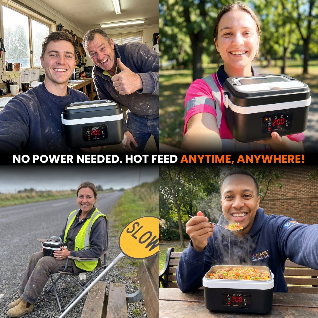 Heated Lunchbox - Wireless & Self Heating Lunchbox